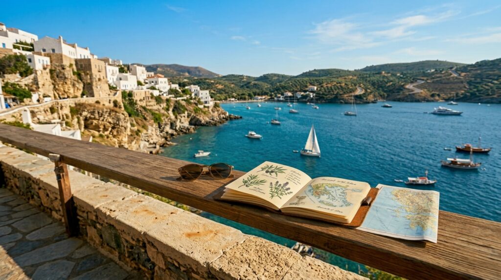An illustrative image of a exotic travel location for travel industry article